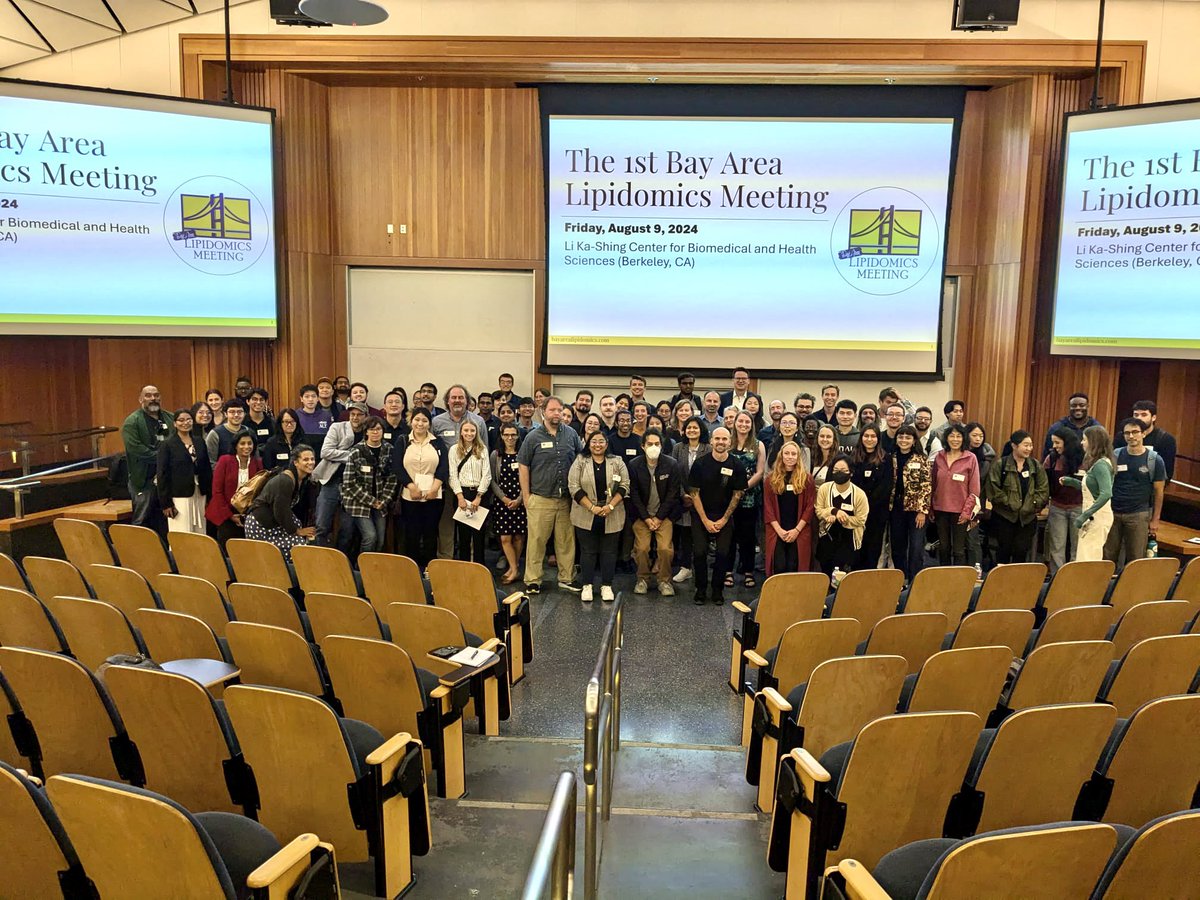 ShenTong_ST's tweet photo. Appreciate everyone who joined us for the #BayAreaLipidomicsMeeting! We're excited about the future of lipidomics and the collaborations that will emerge from our discussions. Stay tuned for more updates as we continue to push the boundaries of research together! https://t.co/2q0mLJ1THQ