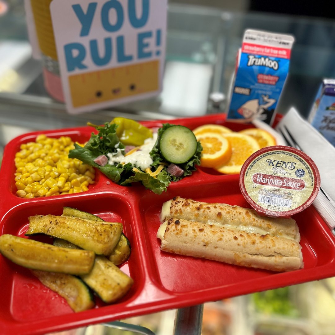 Haleyville City Schools, AL kicks off the school year with Zucchini Fire Stix - kale yeah and shout out to fabulous director Emma Anne Hallman. #kaleyeah #k12 #schoollunch