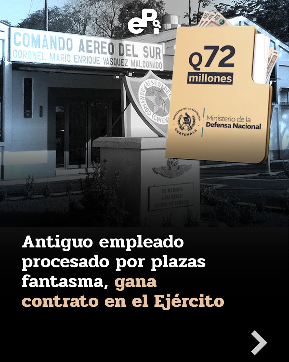 eP_investiga's tweet photo. #ePinvestiga | Hoy publicamos una nueva investigación que involucra al  Ejército, adjudicaciones millonarias a una sola empresa y plazas fantasmas. ¿Quieres saber más? abrimos hilo 🪡🧵 con los puntos más importantes: https://t.co/PLFTDLZUe4