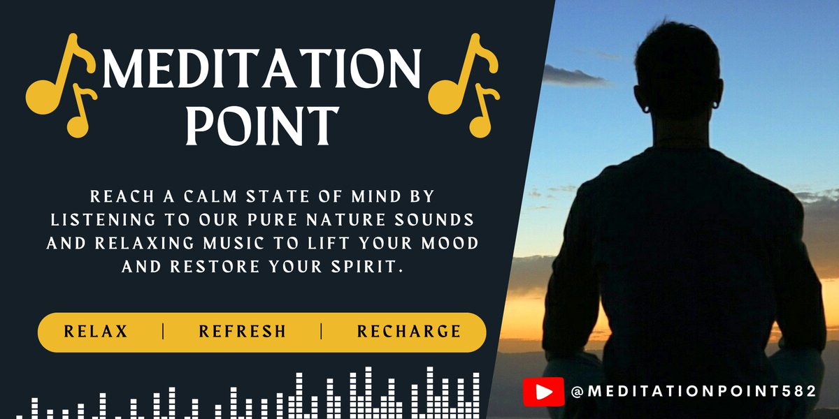 Join the journey and reach a calm state of mind by listening to our pure nature sounds and relaxing music to lift your mood and restore your spirit.

youtube.com/@meditationpoi…
zeep.ly/rbgcO

#meditation #relaxingmusic #MusicAddict #music  #YouTube  #musicvideo #Listen