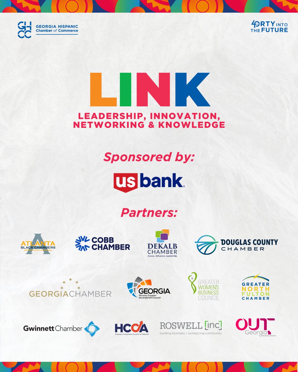 GHCC_news's tweet photo. 🎉 Join Us for the #MultiChamberMixer!
📅 Date: September 3
🕠 Time: 5:30 PM - 8:30 PM
📍 Location: U.S. Bank, 4 Concourse Pkwy NE, Atlanta, GA 30328
This event is a members only and partners members only event! Deadline to register is August 29th! https://t.co/3bji3umO1o