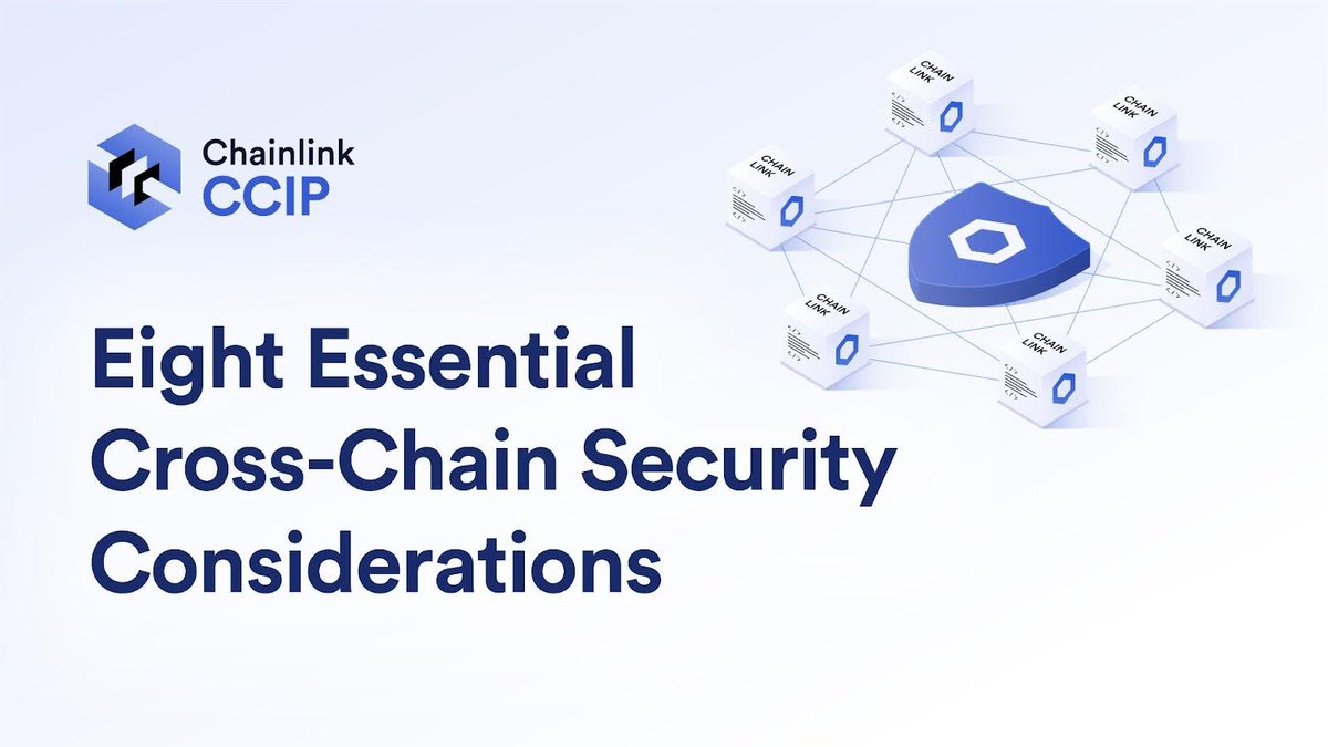 When selecting a cross-chain interoperability solution, prioritizing security  is critical for both DeFi protocols and major financial institutions. Here  are 8 essential cross-chain security considerations ↓  https://t.co/2WsughgPRW