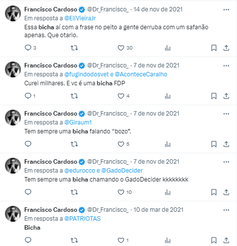 opaulomm's tweet image. O Francisco Cardoso, conselheiro federal de medicina eleito por São Paulo, apagou a conta dele no Twitter. 

Por coincidência, algumas horas antes, eu tirei esses prints aqui +