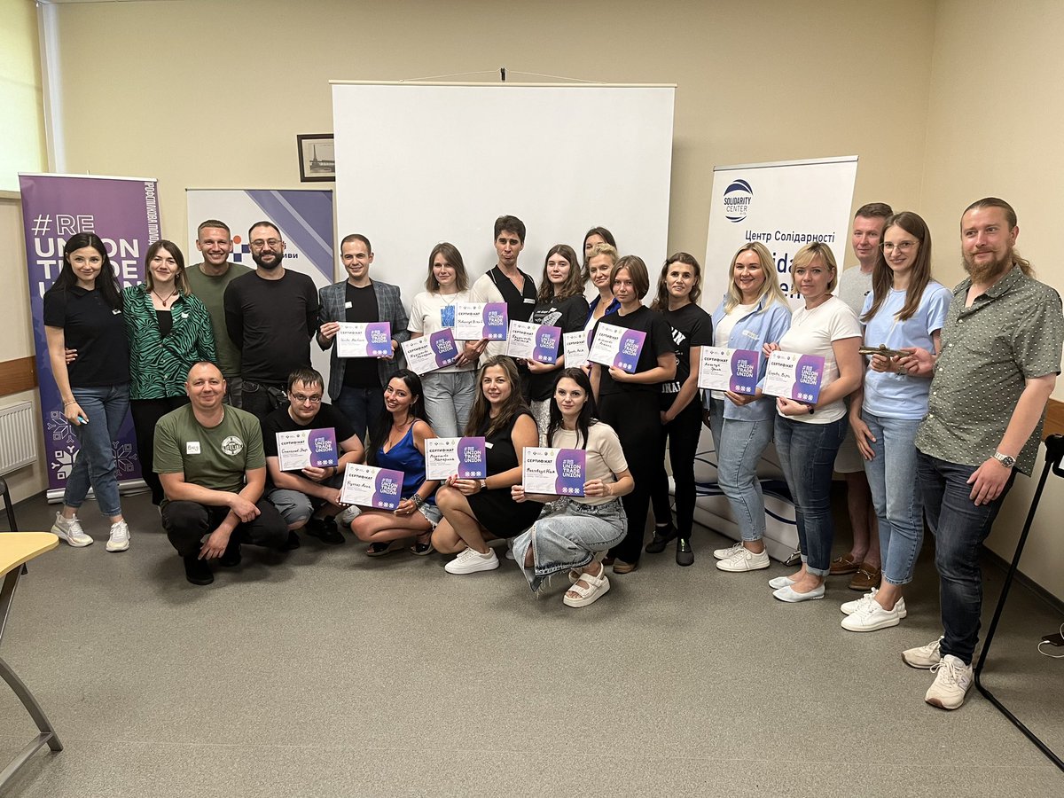 An interesting and inspiring "Reunion Trade Union" camp took place in #Irpin on August 9-10 with the support of the @solidaritycntr and <a href="/gotrudovi/">Labor initiatives</a>. It gathered active trade #union #youth from across the #Kyiv region.