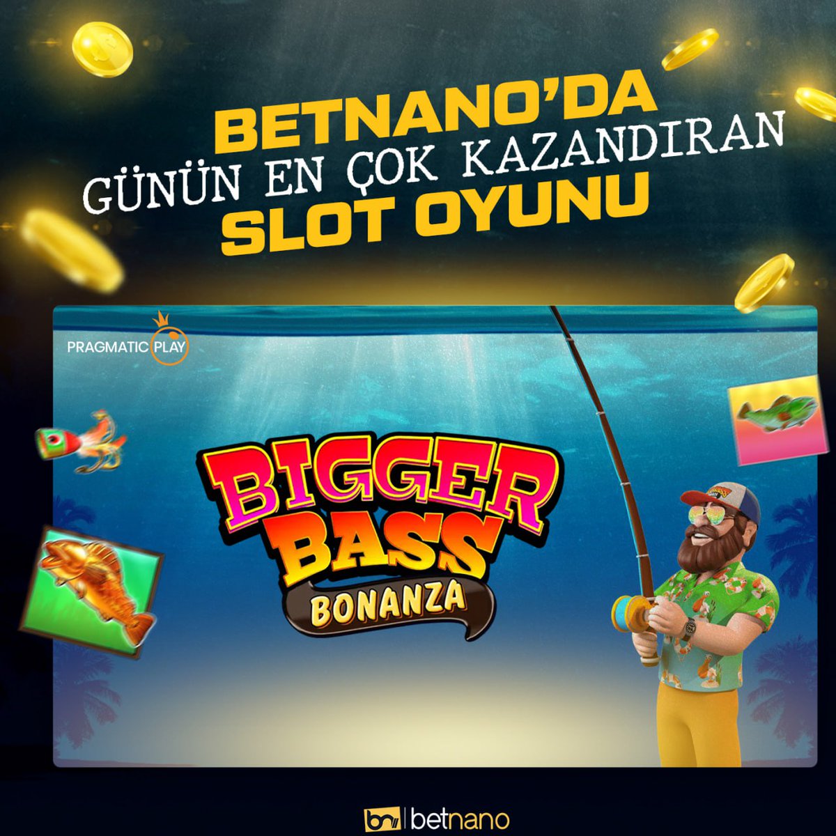LUCKY SLOT🍀

🐠 Günün en çok kazandıran şanslı oyunu Pragmatic Play'in popüler slot serilerinden "Bigger Bass Bonanza" oldu.