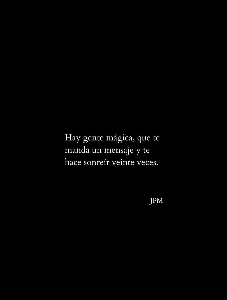 Hay gente mágica.