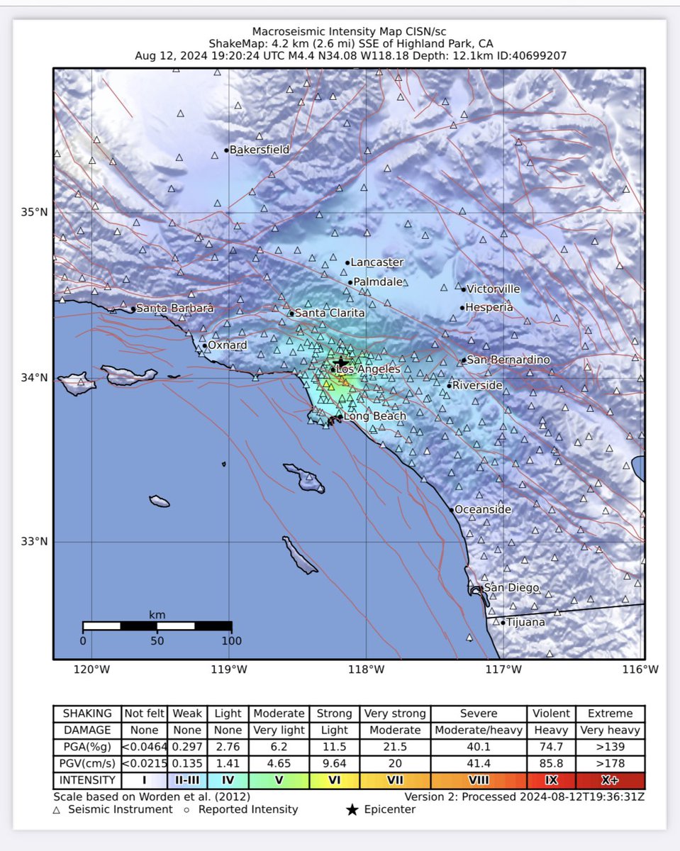 USGS ShakeAlert (@usgs_shakealert) on Twitter photo Good afternoon Southern California did you feel the magnitude 4.4 quake at 12:20 pm about 2.5 miles southeast of Highland Park. The #ShakeAlert system was activated. See: earthquake.usgs.gov/earthquakes/ev⦠<a href="/CAGeoSurvey/">California Geological Survey</a> <a href="/Cal_OES/">California Governor's Office of Emergency Services</a> Good afternoon Southern California did you feel the magnitude 4.4 quake at 12:20 pm about 2.5 miles southeast of Highland Park. The #ShakeAlert system was activated. See: earthquake.usgs.gov/earthquakes/ev⦠<a href="/CAGeoSurvey/">California Geological Survey</a> <a href="/Cal_OES/">California Governor's Office of Emergency Services</a>