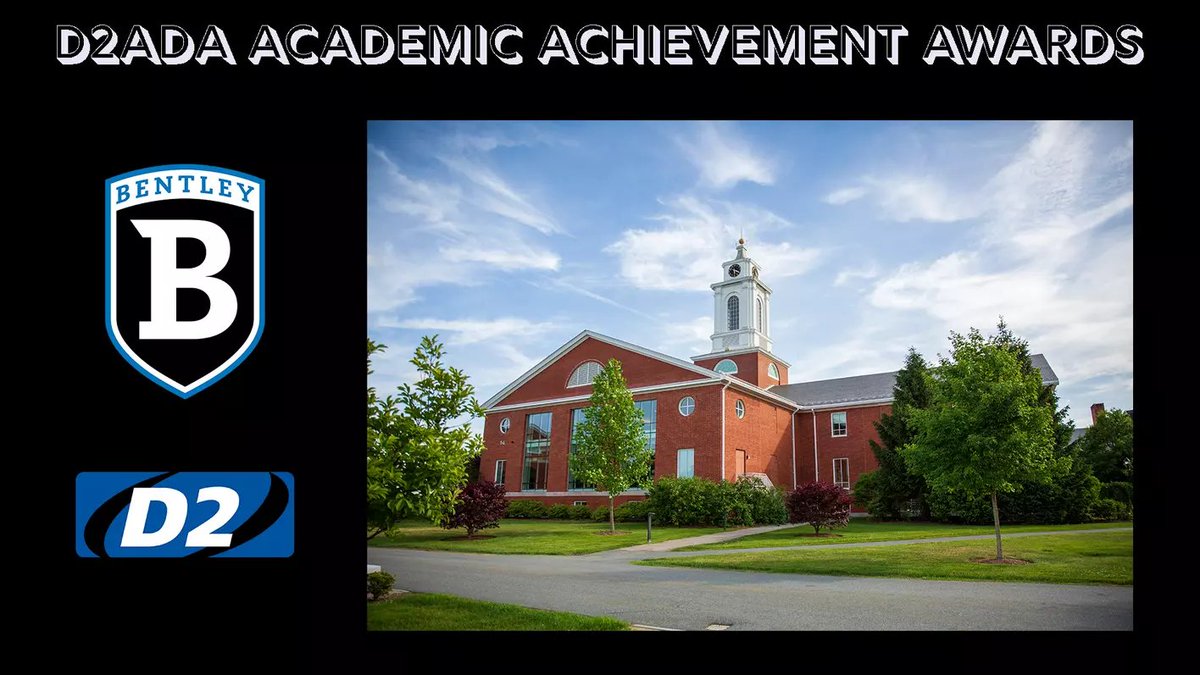 207 Bentley Student-Athletes Receive D2ADA Academic Achievement Awards 
bentleyfalcons.com/news/2024/8/12… 

#BentleyU #BeAForce #NE10Embrace @D2ADA