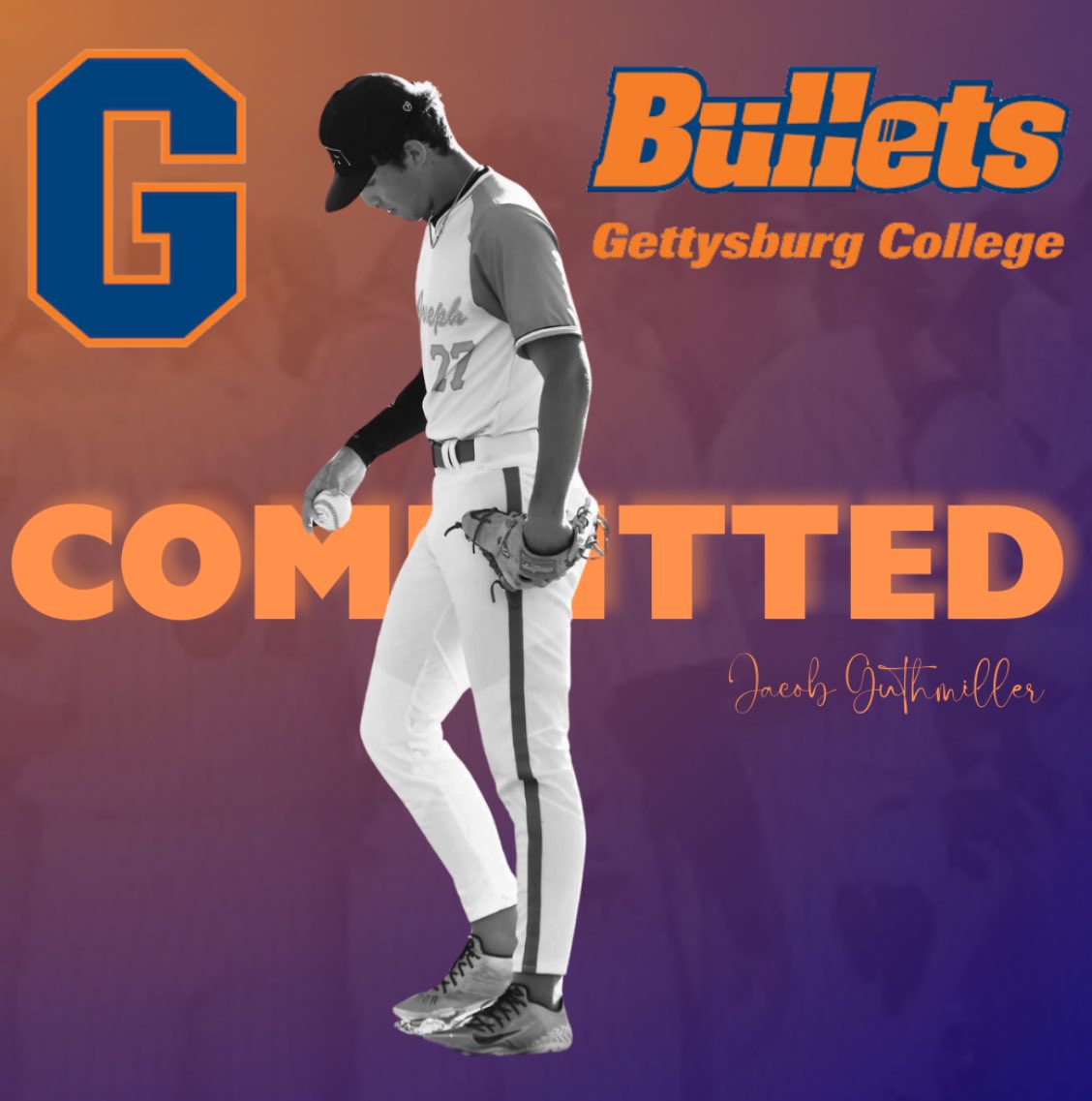I am blessed to announce I will be furthering my academic and athletic career at Gettysburg college! I want to thank my family and everyone else who has helped me grow into the person I am today. Most importantly I want to thank God.<a href="/GBurgBase/">Gettysburg Baseball</a> <a href="/CoryBeddick/">Cory Beddick</a> <a href="/CoachHefele/">Jeremy Hefele</a>