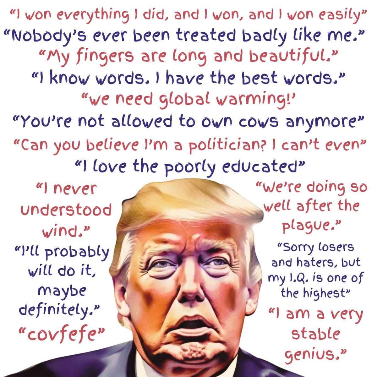 RosieMillen2's tweet image. 🚫🍊 #TrumpIsWeird #TrumpIsUnfitForOffice #Iknowwords #Ihavethebestwords