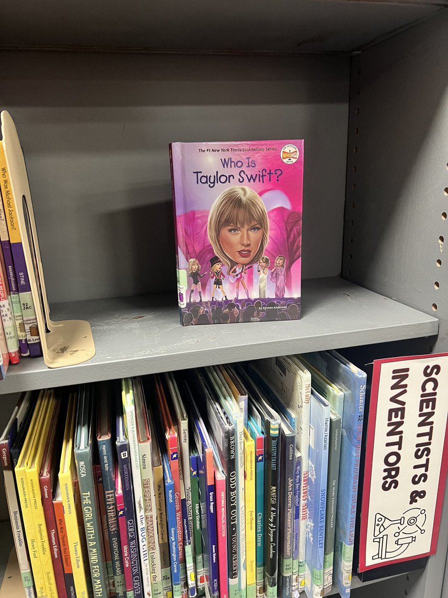 Over 100 new books on the shelf at <a href="/sbes_bobcats/">SBES</a> library! I have a feeling this one won’t last long. 🫶🏼