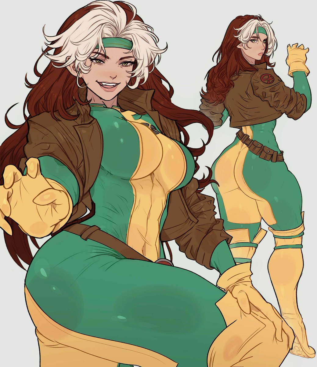 wanted to draw rogue from x-men
