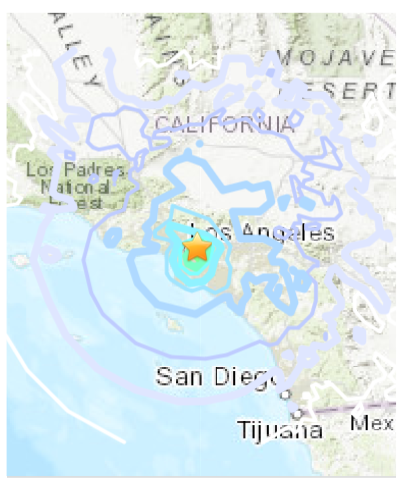 SCEC's tweet photo. M4.4 earthquake near Highland Park - great science info  from @USGS: https://t.co/DVUG8UmGZW     Did You feel it?  Share your experience: https://t.co/8g9I54LC8O https://t.co/9yo8kH0EKn