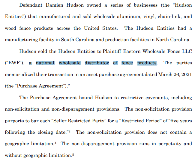 Is the court mocking me for saying we never need to cover cases involving disputes over fences?