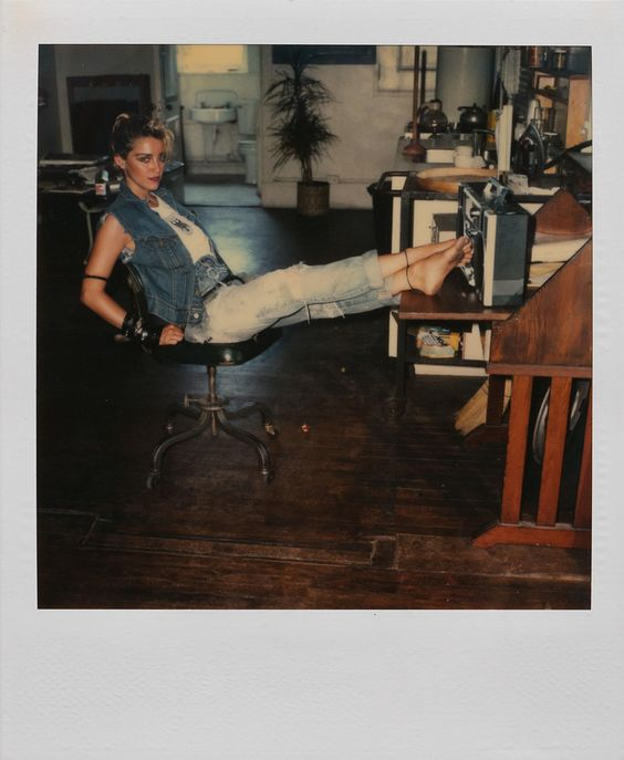 cuntyduck1's tweet photo. 3) Poloroid of Madonna taken at her New York apartment. According to her, all her neighbors were addicts and she would invite them in to make music. She had already become the queen of the underground scene by this point. 1982 https://t.co/JyokIP8hdQ