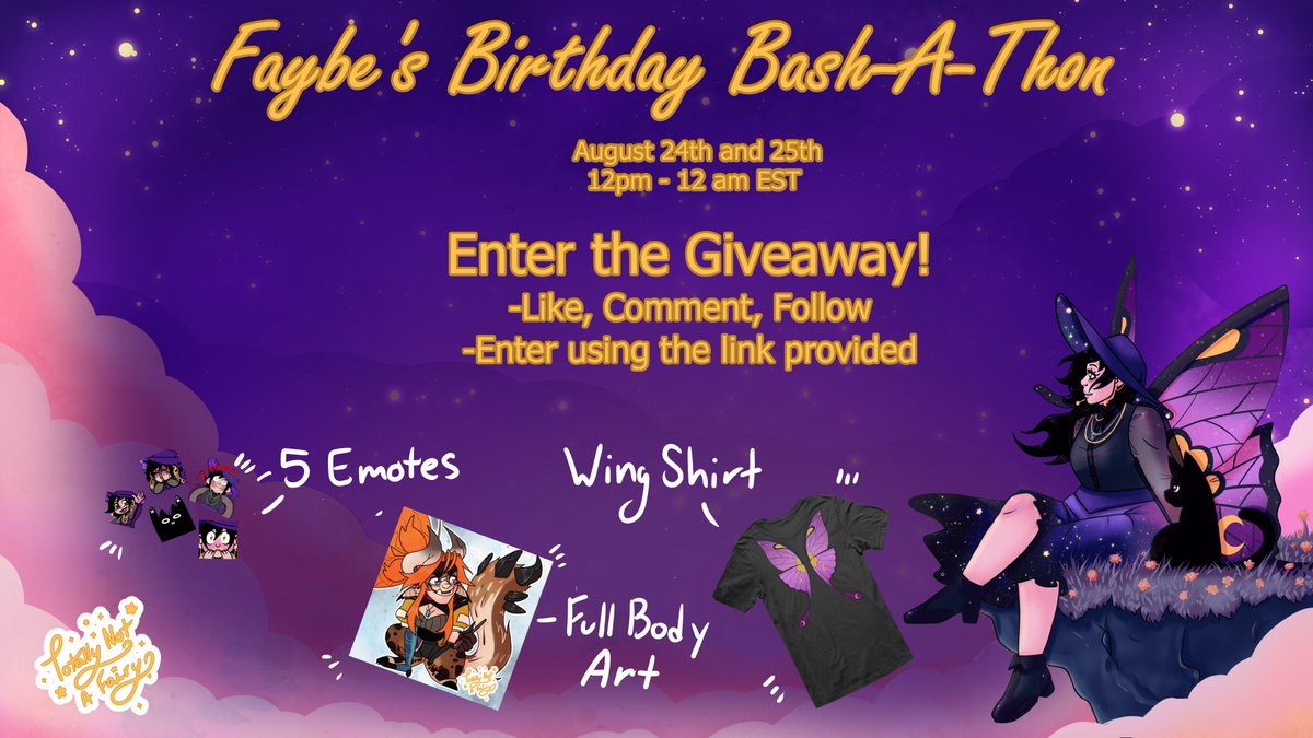 streamelements.com/totallynotafai… 
Come join the fun!   

#VtuberMagic #Vtuberevent #Streamers #Giveaways2024 #artgiveaway #merchgiveaway #vtuber
(Repost because I noticed an issue)