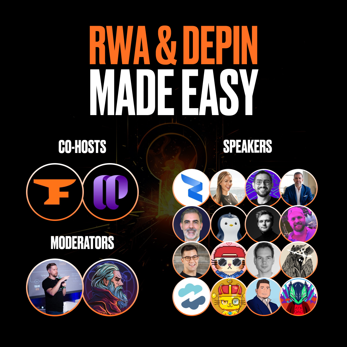 The Forge (@theforgedefi) on Twitter photo 🧠 RWA & DePIN Made Easy 🧠
Join us for two hours of jam packed content premiering expert builders in the space 🛠️
👉x.com/i/spaces/1ypJd…
Powered by:🔥<a href="/MPMLabs_xyz/">MPMLabs</a>
Moderators:🔥<a href="/cryptomattk/">Matt Kielczewski ⤴️ ⤴️ ⤴️</a> <a href="/Doc_Mukti/">Doc ⟐ @TheForgeDeFi ⟐</a>
Expert Speakers:
🔥<a href="/kevinyunai/">Kevin Yunai - CEO & Founder RWA Inc.</a> - Co-Founder of <a href="/RWA_Inc_/">RWA Inc.</a>
🔥 🧠 RWA & DePIN Made Easy 🧠
Join us for two hours of jam packed content premiering expert builders in the space 🛠️
👉x.com/i/spaces/1ypJd…
Powered by:🔥<a href="/MPMLabs_xyz/">MPMLabs</a>
Moderators:🔥<a href="/cryptomattk/">Matt Kielczewski ⤴️ ⤴️ ⤴️</a> <a href="/Doc_Mukti/">Doc ⟐ @TheForgeDeFi ⟐</a>
Expert Speakers:
🔥<a href="/kevinyunai/">Kevin Yunai - CEO & Founder RWA Inc.</a> - Co-Founder of <a href="/RWA_Inc_/">RWA Inc.</a>
🔥