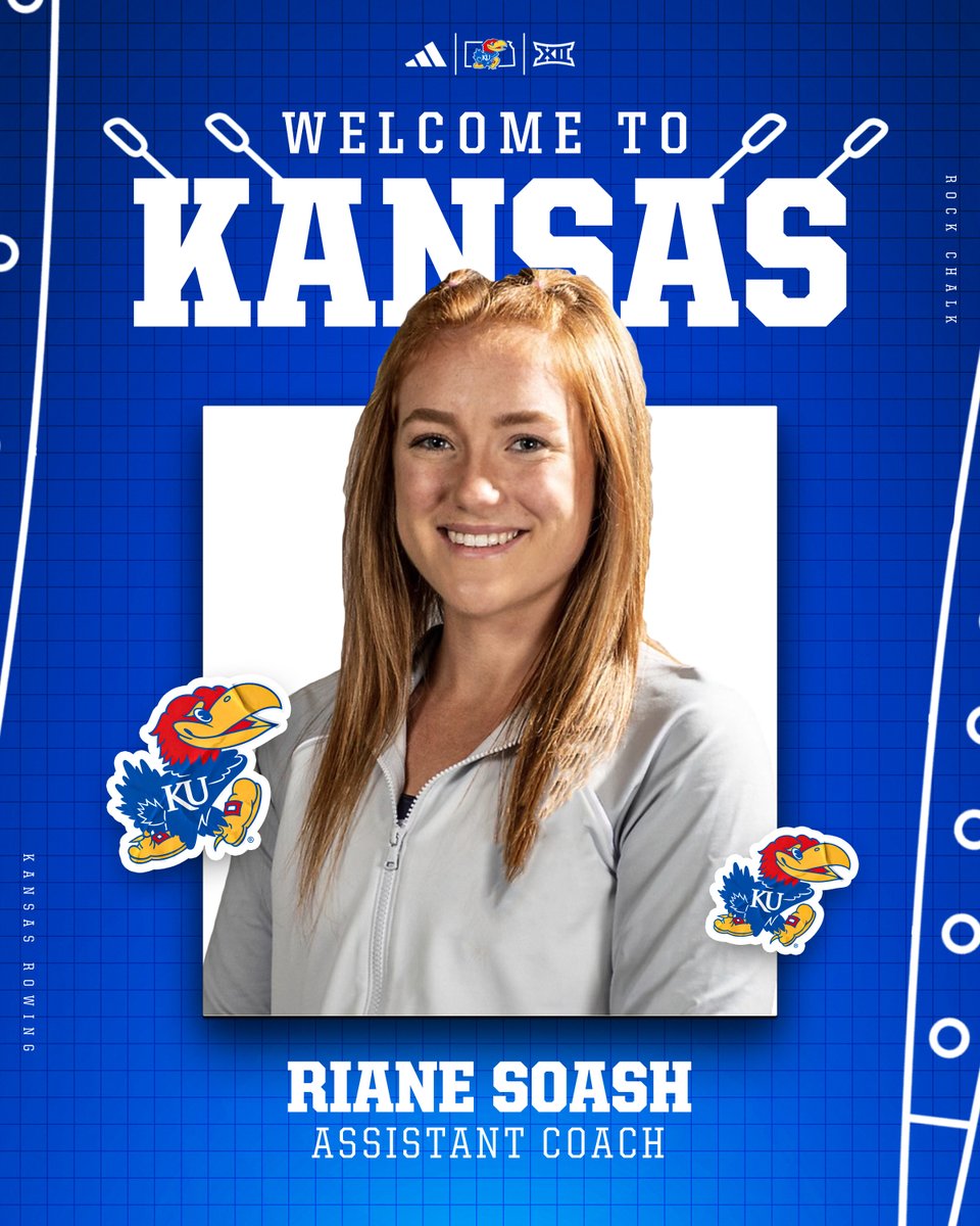 KU_Rowing's tweet photo. The rowing staff just got two times better 🚣

Read More ➡️https://t.co/ozKToPFI6e

#RockChalk https://t.co/um1yeNXq3H