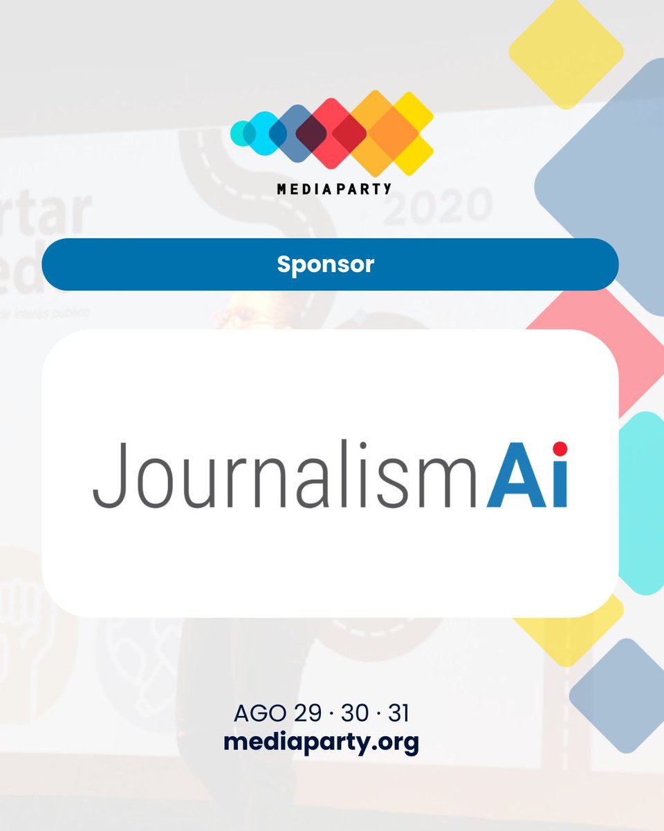 Media Party🎉 (@mediapartyorg) on Twitter photo Gracias <a href="/PolisLSE/">Polis@LSE</a> por su contribución al uso de las IA en periodismo y por estar presentes en #MediaParty 🎉 Buenos Aires 2024 ♥
📌 29 y 30 de agosto en <a href="/CCKonex/">Ciudad Cultural Konex</a>
📌 31 de agosto en <a href="/areatres/">AreaTres Workplace</a>
Registrate GRATIS 👉 mediaparty.org Gracias <a href="/PolisLSE/">Polis@LSE</a> por su contribución al uso de las IA en periodismo y por estar presentes en #MediaParty 🎉 Buenos Aires 2024 ♥
📌 29 y 30 de agosto en <a href="/CCKonex/">Ciudad Cultural Konex</a>
📌 31 de agosto en <a href="/areatres/">AreaTres Workplace</a>
Registrate GRATIS 👉 mediaparty.org