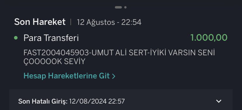 Arkadaşıma kedimi veterinere götürdüm maaş bitti  dedim harçlık atmış bana birde not yazmış duygusal bir topum iyi dostlar biriktirdim hepsi ailem oldu