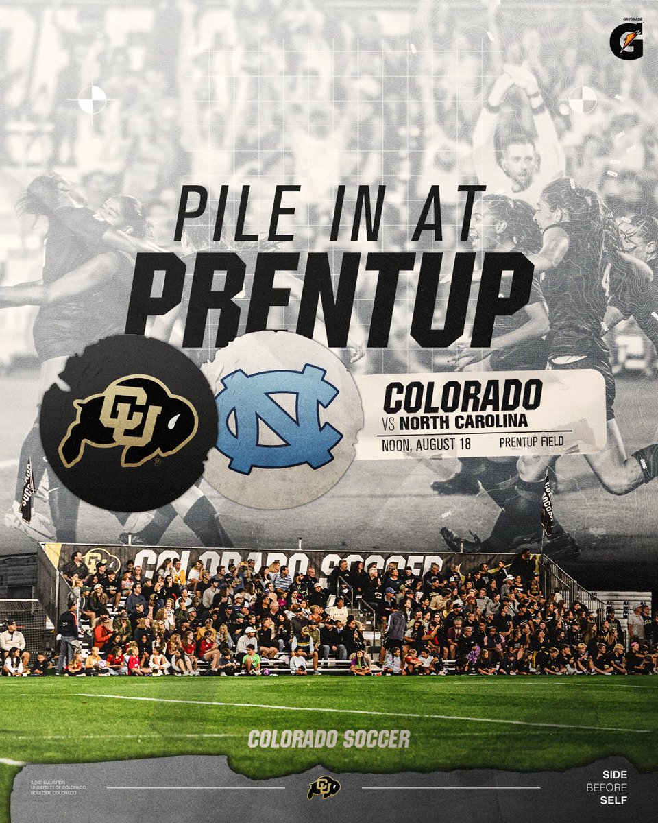 Colorado Buffaloes (@cubuffs) on Twitter photo Tomorrow! 🦬
<a href="/CUBuffsSoccer/">Colorado Buffaloes Soccer</a> hosts No. 8 North Carolina at 12pm
🎟️ buffs.me/SOCvsUNC
#GoBuffs Tomorrow! 🦬
<a href="/CUBuffsSoccer/">Colorado Buffaloes Soccer</a> hosts No. 8 North Carolina at 12pm
🎟️ buffs.me/SOCvsUNC
#GoBuffs