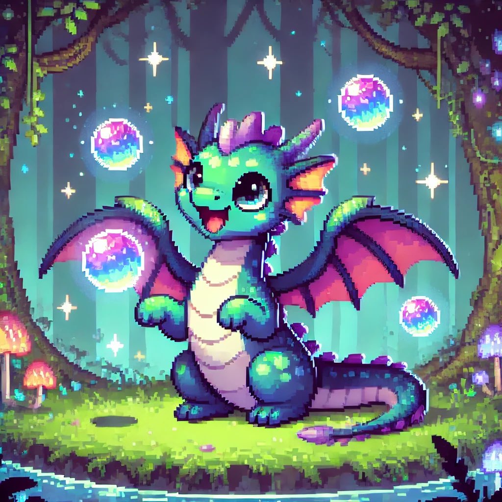 Fintari_'s tweet photo. Guess what!!!
Say hi to Mystari, Fintariland’s coolest dragon ever! With super shiny scales and awesome magic powers, Mystari makes the forest come alive with fun and wonder. Ready to see some magic? 🌟 #Mystari #Fintari #MagicDragon #solana https://t.co/o9Kgt2Lxs2