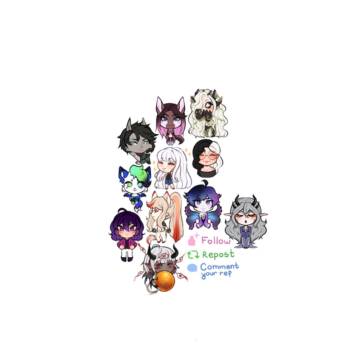 Several more babies done for the art wall!
Thanks for participating 🥰❤️
Still doing this art wall until I fill the space! Note it’s first come first serve❤️
Follow, repost and comment ur ref to participate ❤️
#art #raffle #freeart #chibi #cute