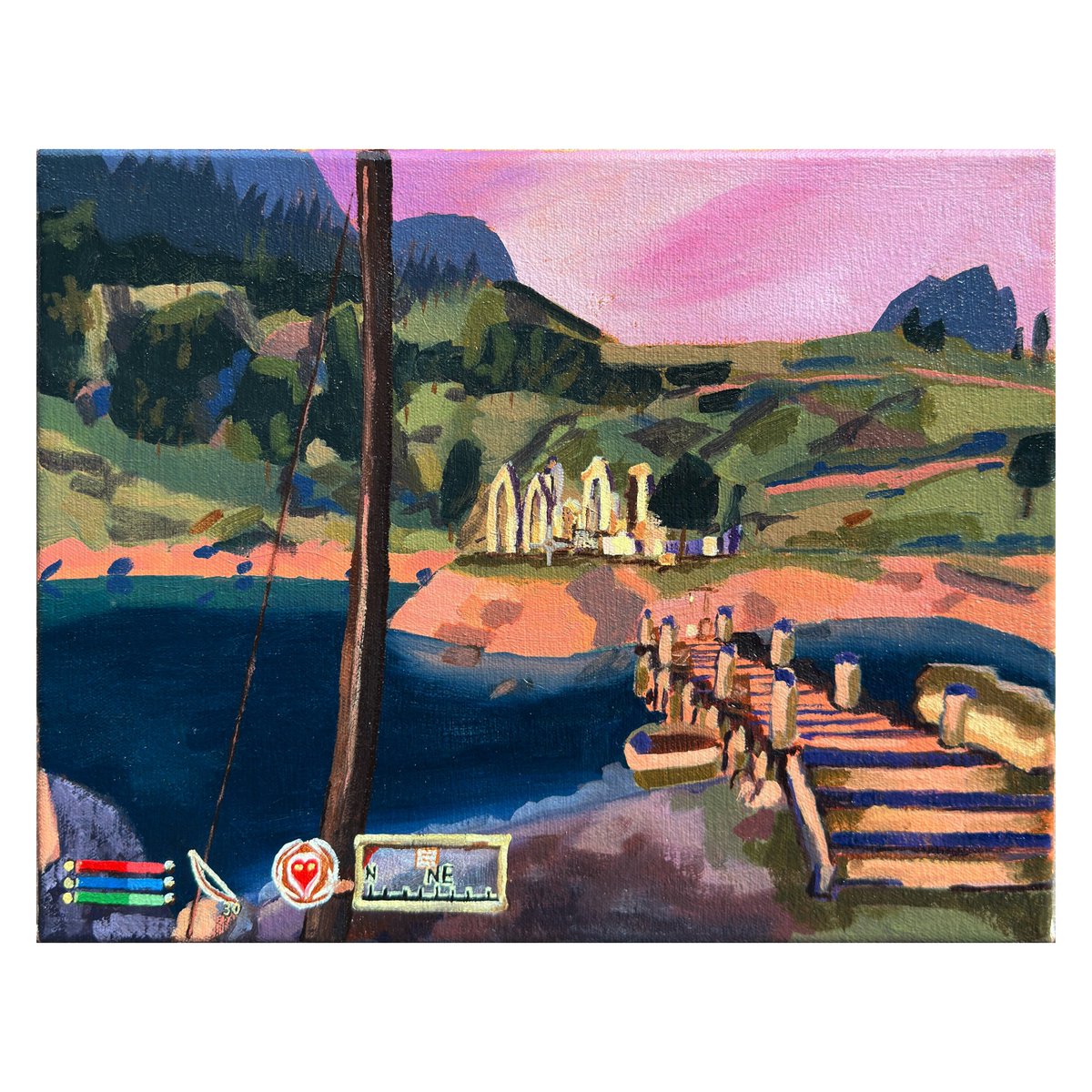 “Through the Valleys” - The Elder Scrolls IV: Oblivion. Commission.
Oil on canvas, 11”x 14”