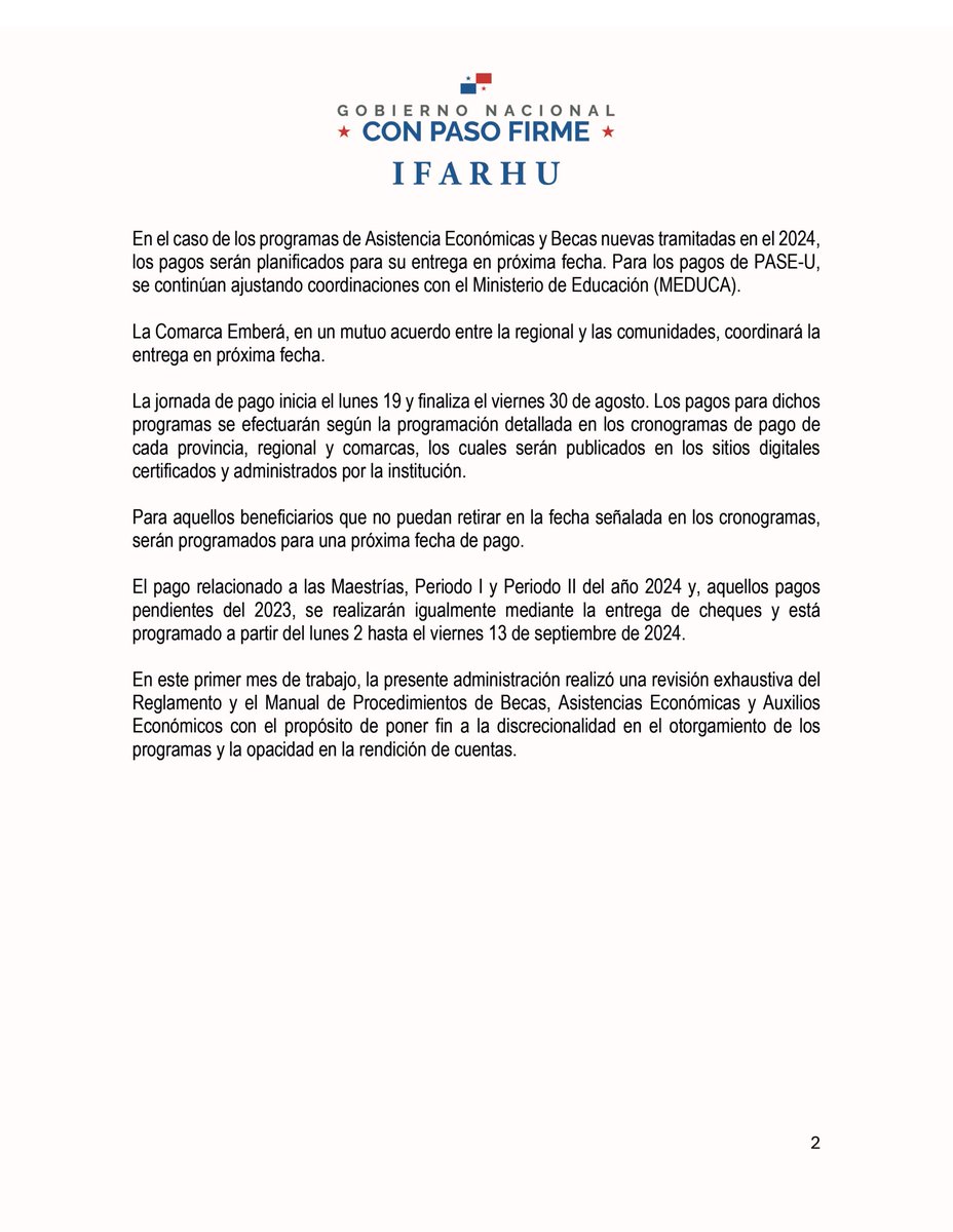 IFARHU tweet media