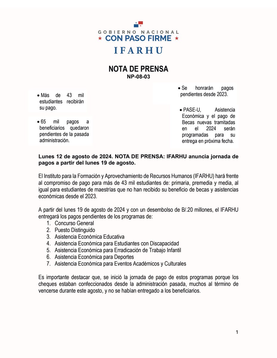 IFARHU tweet media