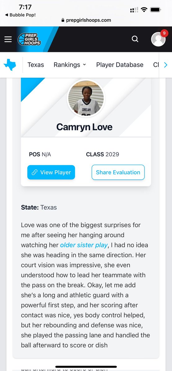 Thank you <a href="/girlzprepreport/">Girlz Prep Report</a> <a href="/HouDreamElite/">Houston Dream</a> <a href="/HoUCoachChuck11/">Hou-UTD</a> for the invite to the wonderful event. Camryn <a href="/CamrynLove_2029/">Camryn Love</a>  enjoyed herself tremendously and can't wait to do it again