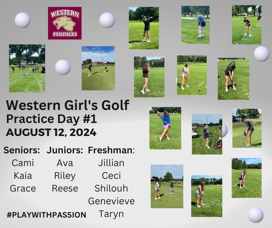 ⁦<a href="/GgPanthers/">WHSPanthersGG</a>⁩ - First day = Success!! #PlayWithPassion