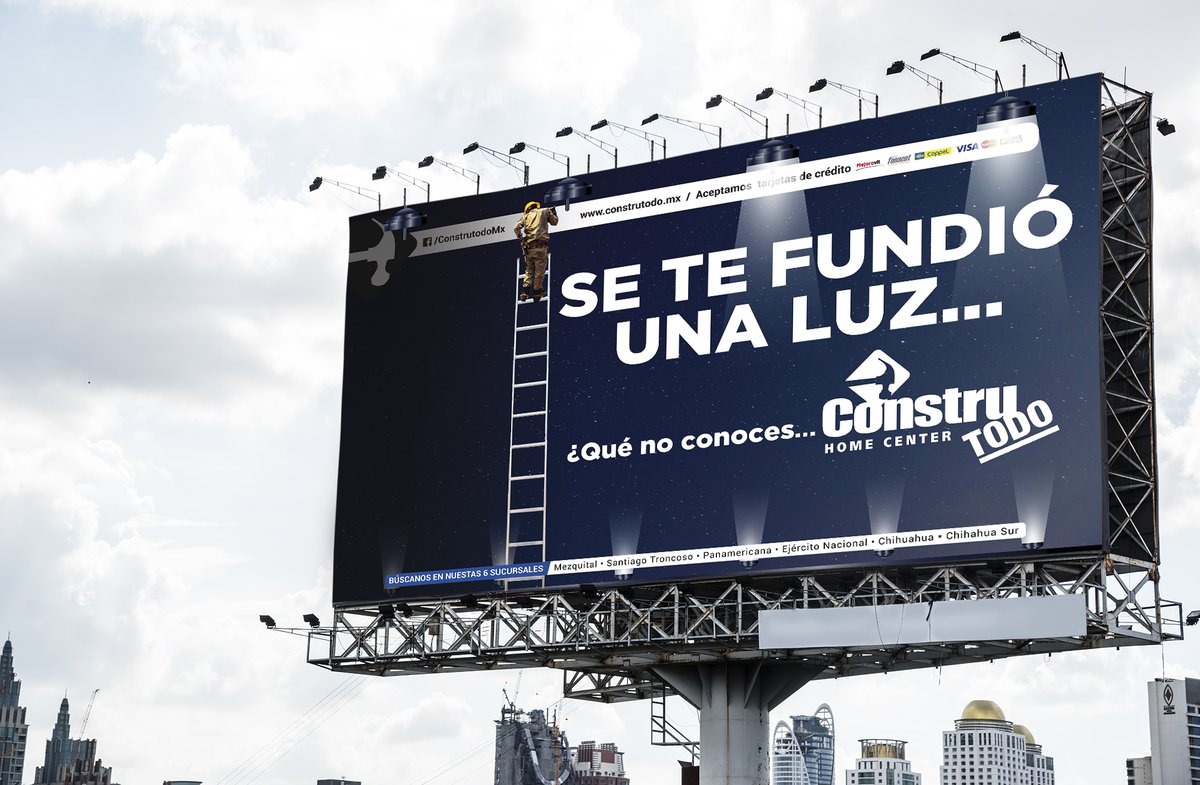BoyanteDesign's tweet photo. Carteleras para la tienda Construtodo Homecenter 🔨

#design #diseño #publicidad #billboard #cartelera #jrz #juarez #ciudadjuarez #diseñografico #photoshop #illustrator https://t.co/0wPAZZSivi