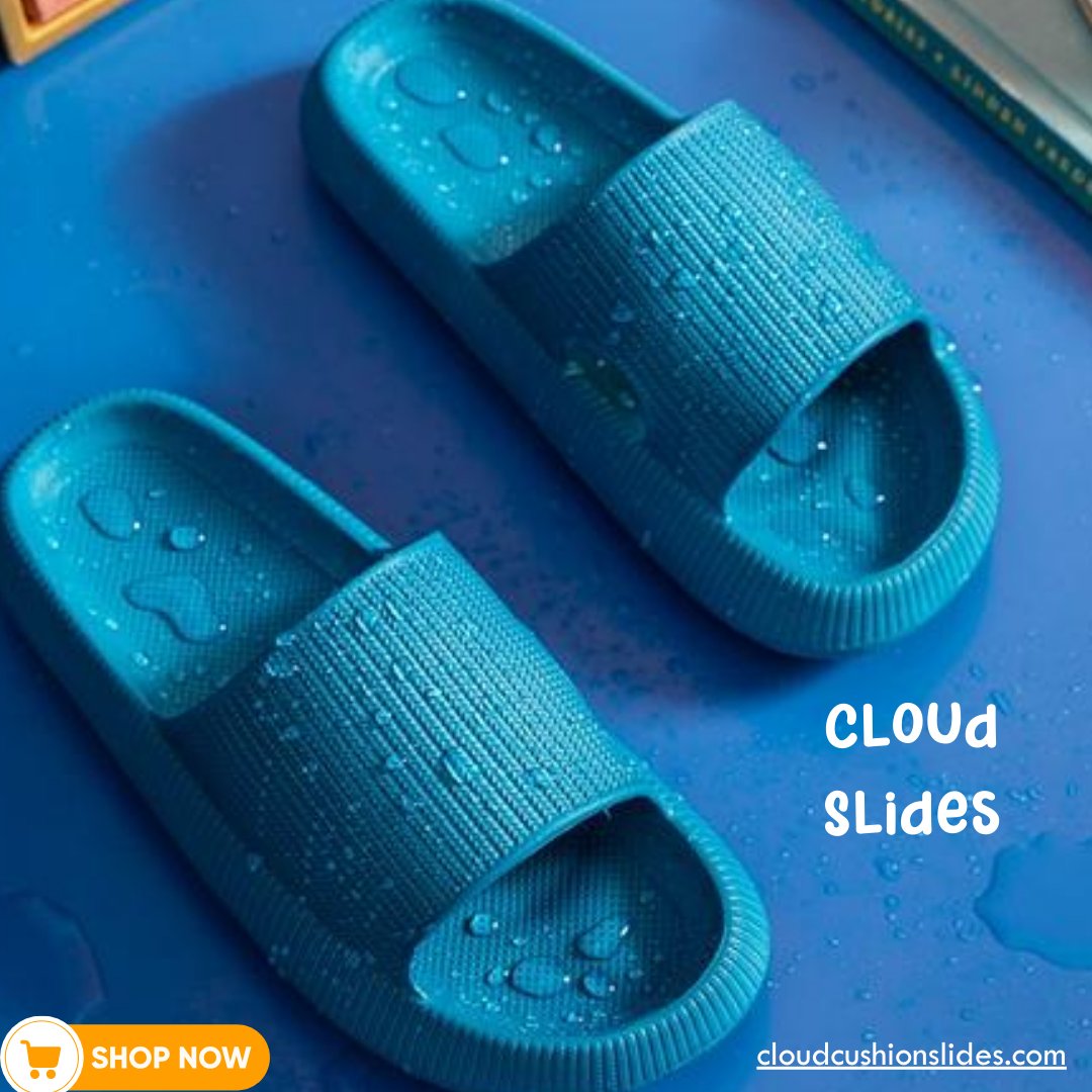 CloudCushion1's tweet image. ☁️👟 Step into ultimate comfort with our Cloud Slides! These slides are designed to feel like you’re walking on clouds, thanks to their ultra-soft, cushioned sole that provides unbeatable support with every step. 
Shop Now: cloudcushionslides.com/products/cloud…
#CloudSlides #ComfortInEveryStep