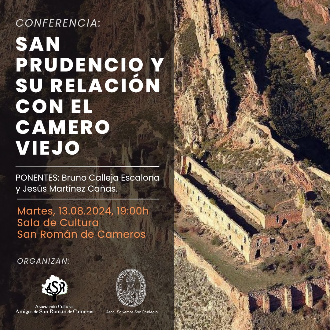 SanRomanCameros's tweet photo. ¿Qué sabes sobre el Monasterio de Monte Laturce de Clavijo? Mañana 13/8 en #SanRomándeCameros recorreremos virtualmente sus ruinas de la mano de la "Asoc. Salvemos el Monasterio de San Prudencio". Ponentes: Bruno Calleja Escalona y Jesús Martínez Cañas.
https://t.co/U8In3r0GK3 https://t.co/pD2VNn78Au