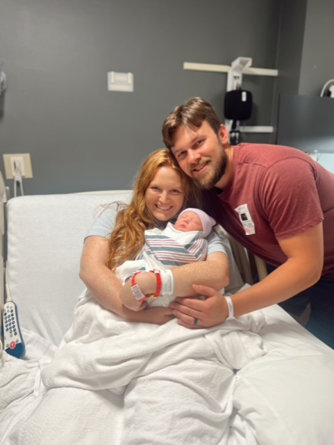 CristEngineers's tweet photo. We've gained another new member of our Crist family! Congratulations to Christian Turner and his wife Kaelyn on the birth of their fist child, a baby boy, Judah Allen Turner, on August 10th. 💙 https://t.co/tnHLKZIBVf