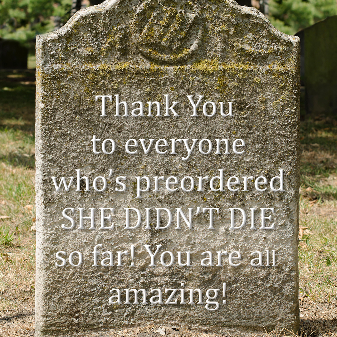 DLSlettenAuthor's tweet photo. A big THANK YOU to everyone who has preordered SHE DIDN'T DIE so far! I appreciate the faith you have in me as a debut author. Coming VERY soon on August 20th.

Preorder link: https://t.co/GtMrVFtPVP 
#murdermysteryreaders #murdermystery #thrillerbooks #preorder #psychological https://t.co/U5CyMgaG5T