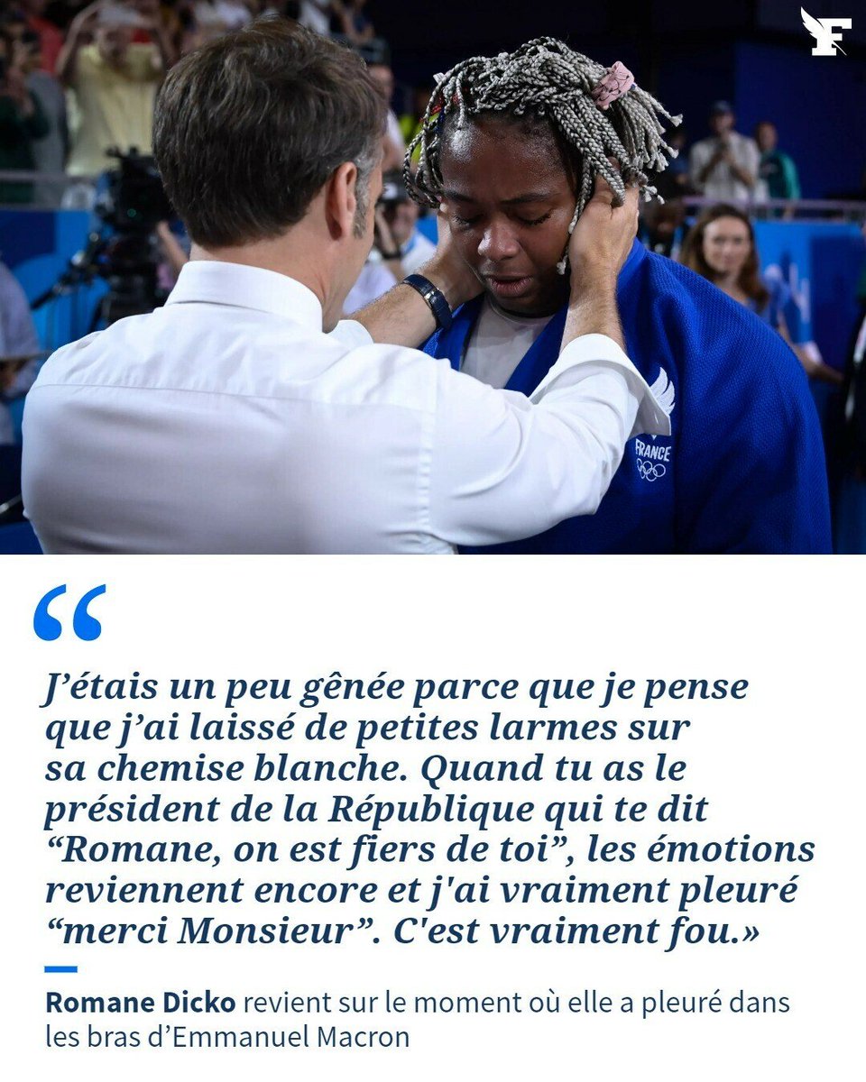 yasmine184's tweet image. Romane Dicko remercie E. Macron