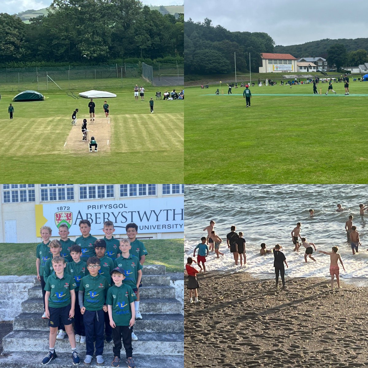 welsh33wizard's tweet photo. Enjoyable Day 2 @ the Aber U10 Festival. Nearly but not quite in their 2 games for the Taf team but excellent win in the afternoon for Cleddau. There was always the beach &amp; pier to look forward to though #memories #enjoy @cwpathwayw @CricketWales https://t.co/z8xOjMQbXE