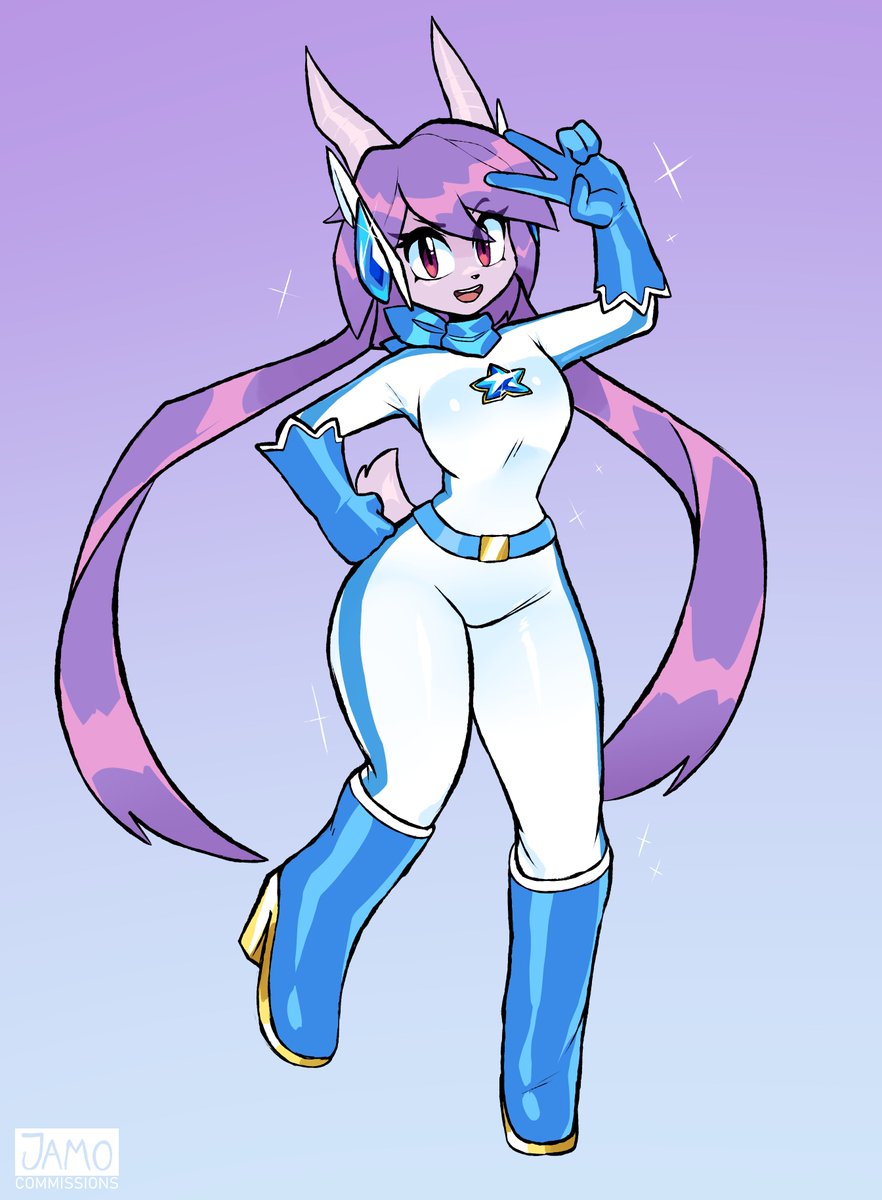 Mario Kart Biker girl Sash Lilac comm