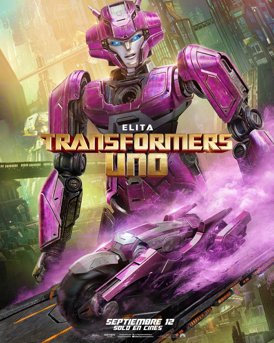 TransformersMX's tweet image. Es hora de dejar tu marca. #TransformersUno. Septiembre 12, solo en cines.