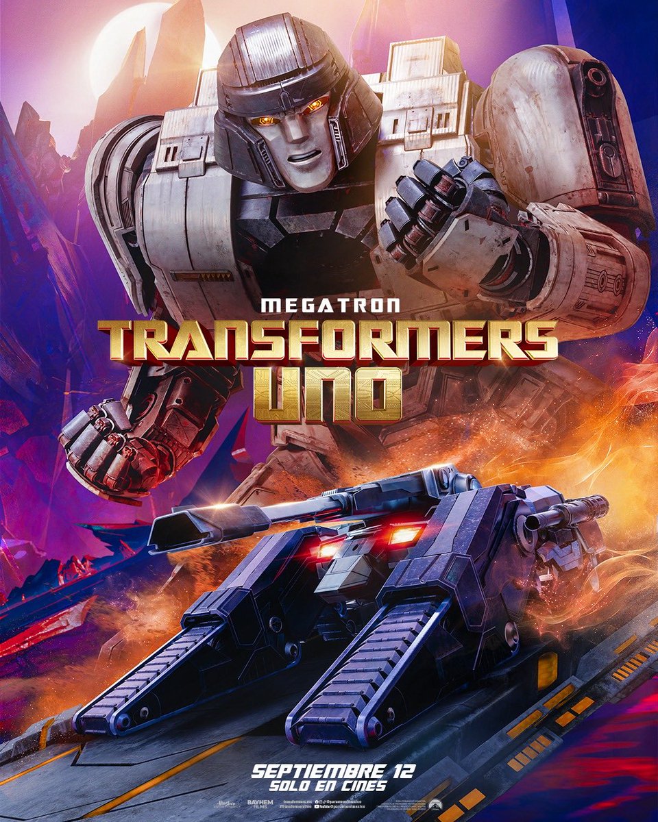 TransformersMX's tweet image. Es hora de dejar tu marca. #TransformersUno. Septiembre 12, solo en cines.