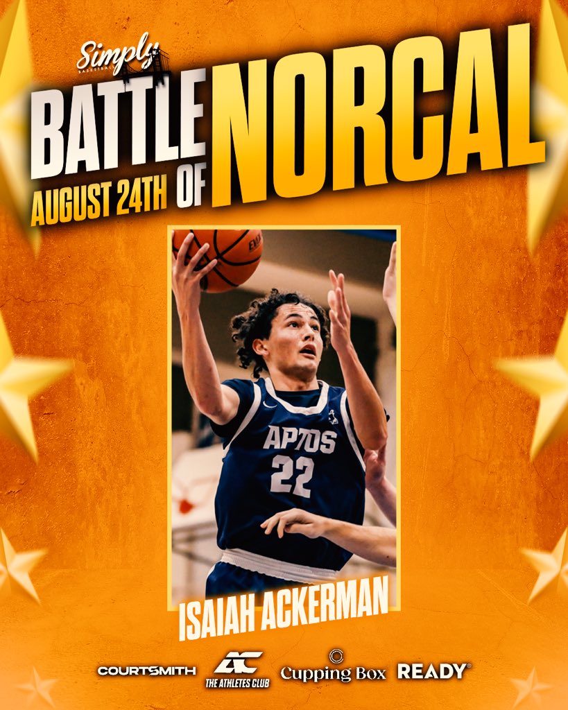 simplyy_bball's tweet photo. Isaiah Ackerman (2025) 831’s Finest is locked in for the battle of NorCal ⏳🚨 

Holds offers from UC Riverside &amp; Cal Poly-Humbolt 

Battle of NorCal Volume 4🚨
📅 August 24th 
📍 Modesto Junior College

@_IsaiahAckerman @ArsenalAAU @MoreRepsKP @Hump_Jackson https://t.co/XWqb9xXNQN