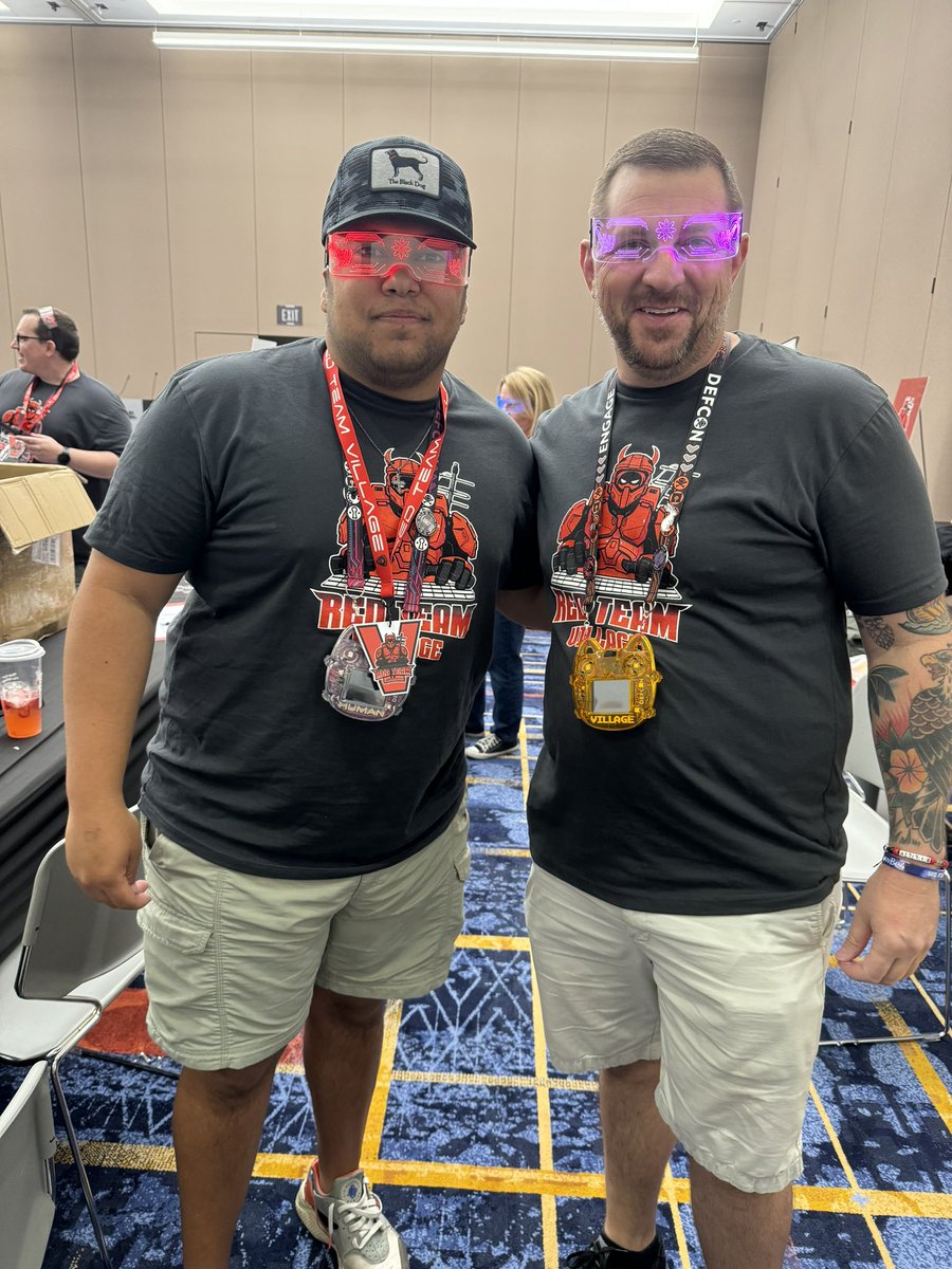 lazzslayer's tweet image. DEF CON 32 is complete! 🎉❤️ 

Thank you to everyone who came by the @RedTeamVillage_! We can’t wait to see everyone next year! ❤️ @defcon