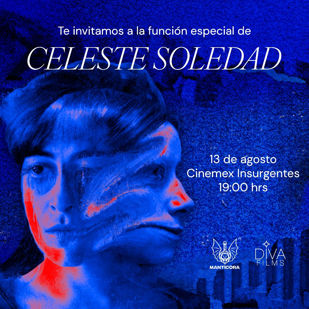 Gana pases dobles para ver el thriller psicológico "Celeste Soledad" de Alex Argüelles.

Sólo tienes que dar RT a esta publicación y seguir a <a href="/ManticoraD/">Mantícora</a>.

La cita es mañana en Cinemex Insurgentes a las 19:00 hrs.
