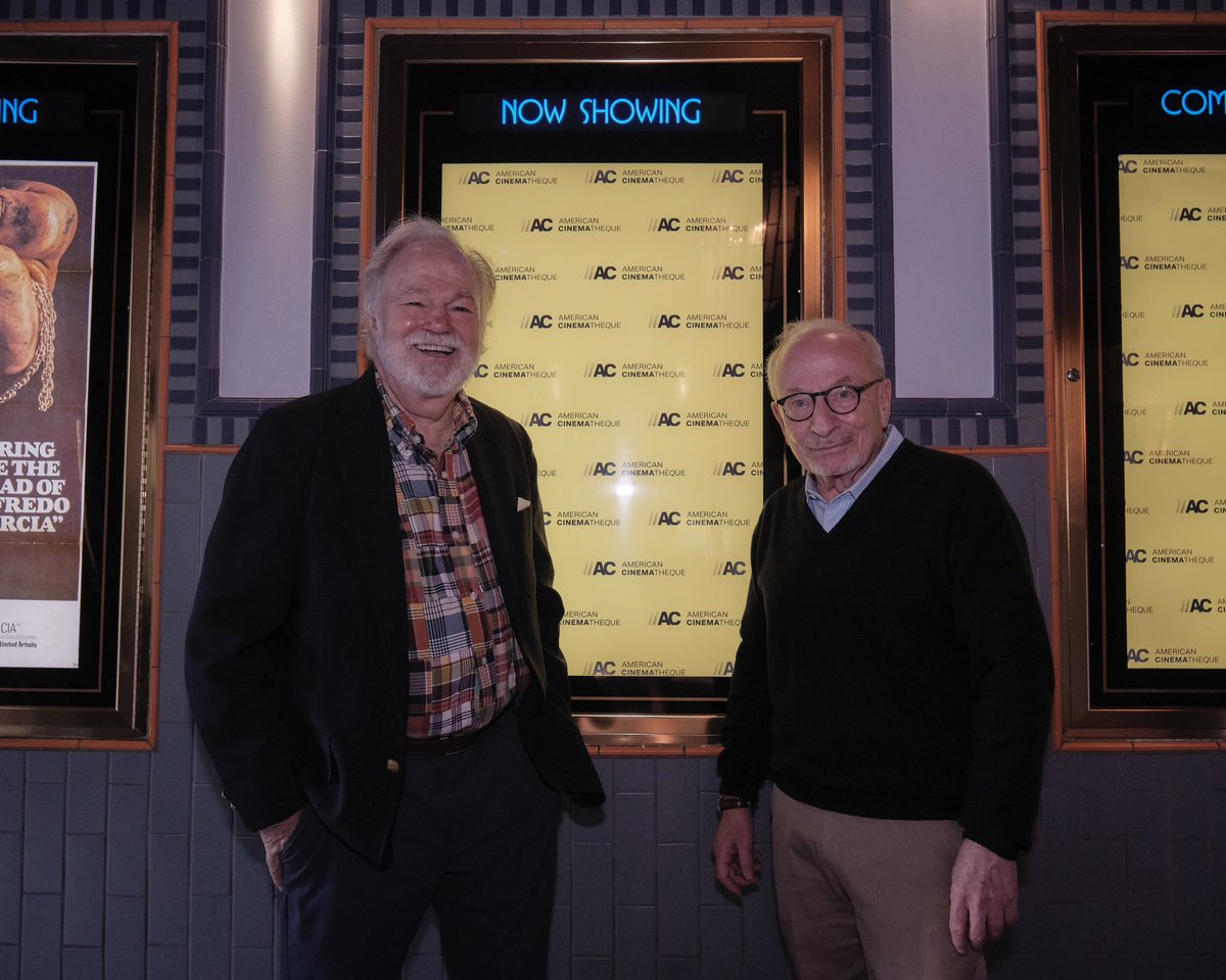 am_cinematheque's tweet photo. Filmmakers Tony Ganz &amp; Rhody Streeter at last month’s AMERICA: EVERYTHING YOU’VE EVER DREAMED OF (2024) screening + Q&amp;A at LF3 💛🎥

It was so wonderful watching new restorations of their eccentric documentary shorts – never before screened as a collection! https://t.co/kEi609FJlZ