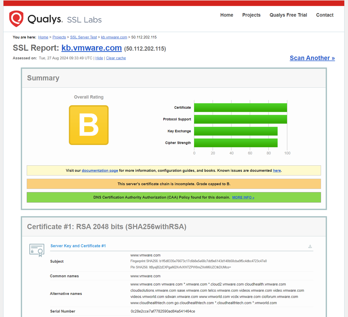 WisiM15's tweet photo. @Broadcom @VMware Consistent with this please fix the certificate from https://t.co/epCSgtoMRh. https://t.co/KJ5k8GkEkH
