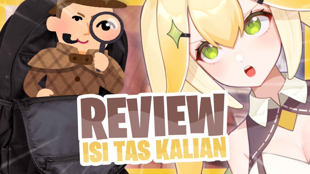 bentar lagi nana mau review isi tas kalian di stream!! 💛
🔗 youtube.com/watch?v=i2OVXe… 
📆 18.00 WIB / 27 Agustus 2024

post foto isi tas kamu disini yaa
yume.to/taskalian2 

#VTuber #Nanayang #VTuberID #Livestream