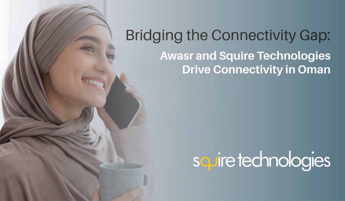 Awasr and Squire Technologies’ partnership is already making an impact on telecommunications in Oman
Find out more: 👉  tinyurl.com/2zary5ex