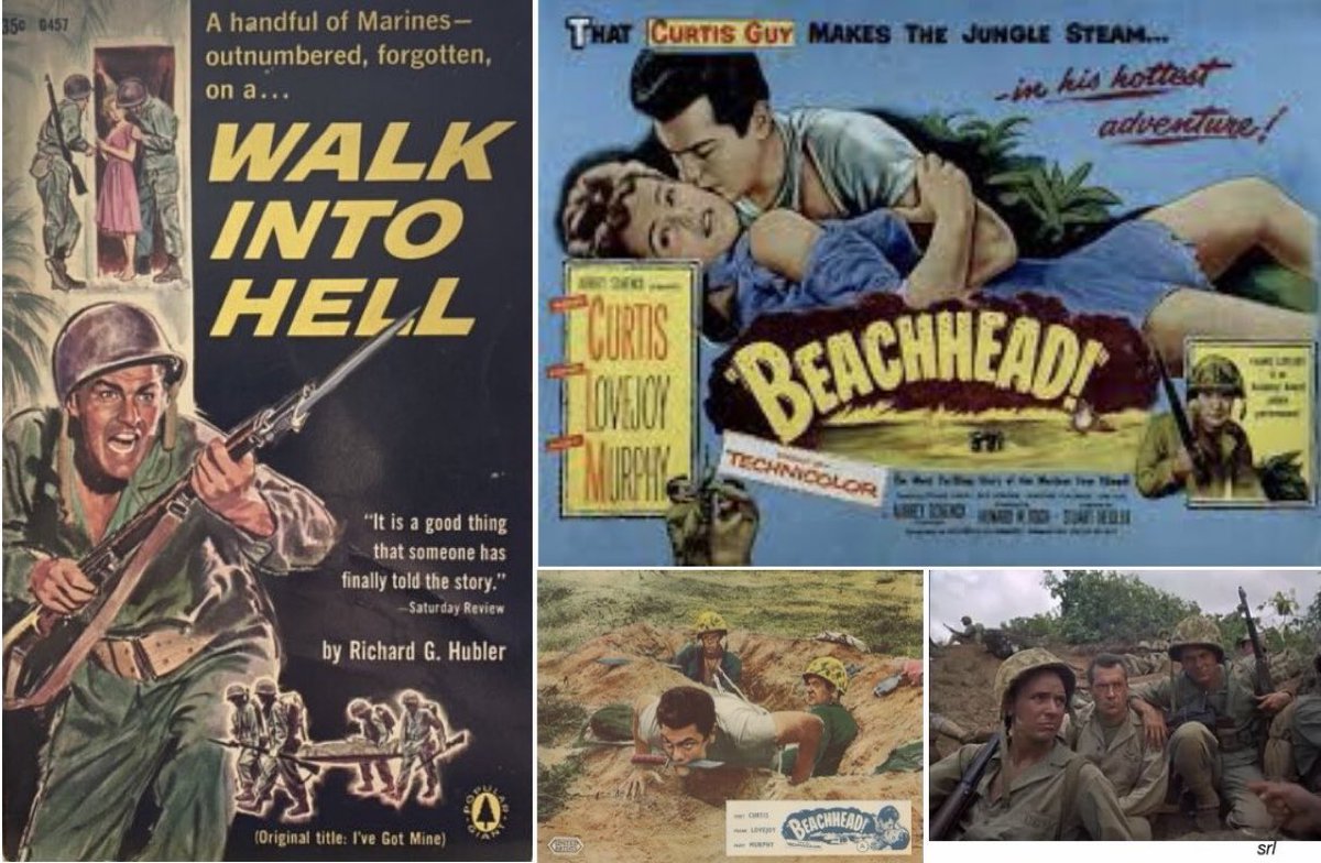 SaveRedlandLibr's tweet image. 12:35pm TODAY on @TalkingPicsTV 

The 1954 #War film🎥 “Beachhead” directed by #StuartHeisler &amp;amp; written by #RichardAlanSimmons

Based on #RichardGHubler’s 1946 novel📖 “I've Got Mine” (aka “Walk Into Hell”)

🌟#TonyCurtis #FrankLovejoy #MaryMurphy #EduardFranz #SkipHomeier